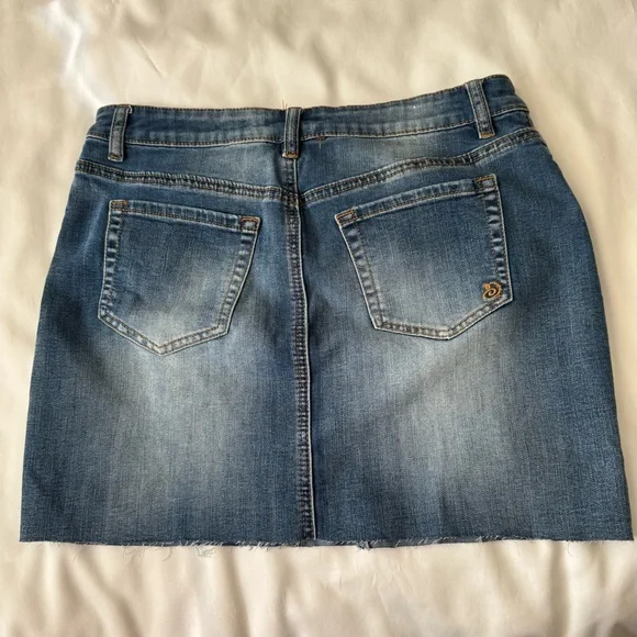 Indigo Rein Classic Blue Mini Skirt - Picture 2 of 3